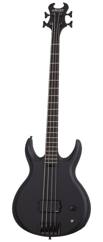 Schecter - Devil-4 Bass Guitar, Blackout #90-SHC