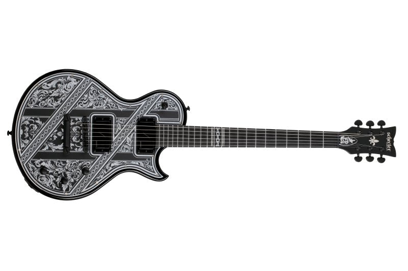 Schecter - Solo-II Pryzm Palladium Electric Guitar, Gloss Black #921-SHC