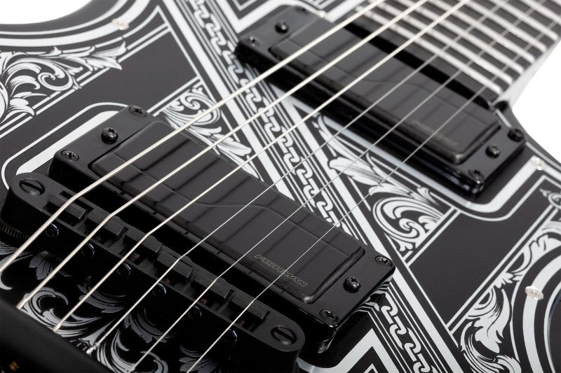 Schecter - Solo-II Pryzm Palladium Electric Guitar, Gloss Black #921-SHC