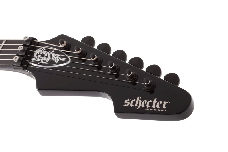 Schecter - Avenger FR Pryzm Palladium Electric Guitar, Gloss Black #922-SHC