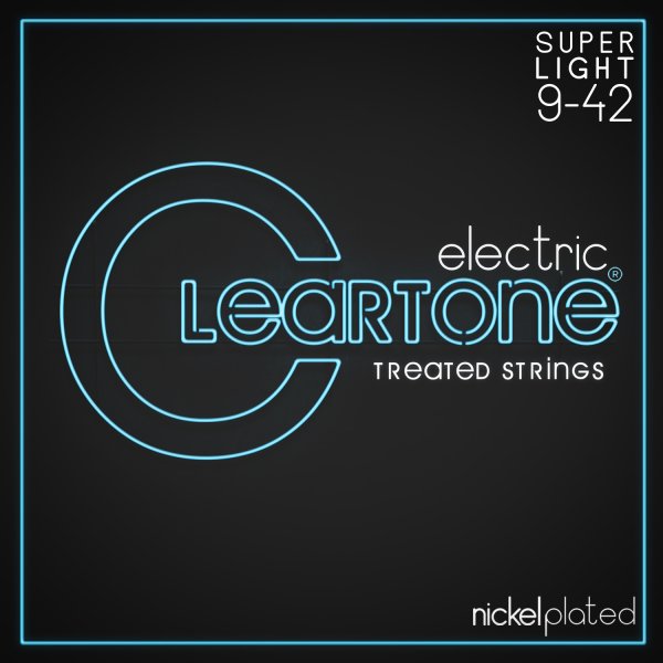 Cleartone - Nickel-Plated Treated Electric Guitar Strings. Super Light (9-42) #9409-CLR