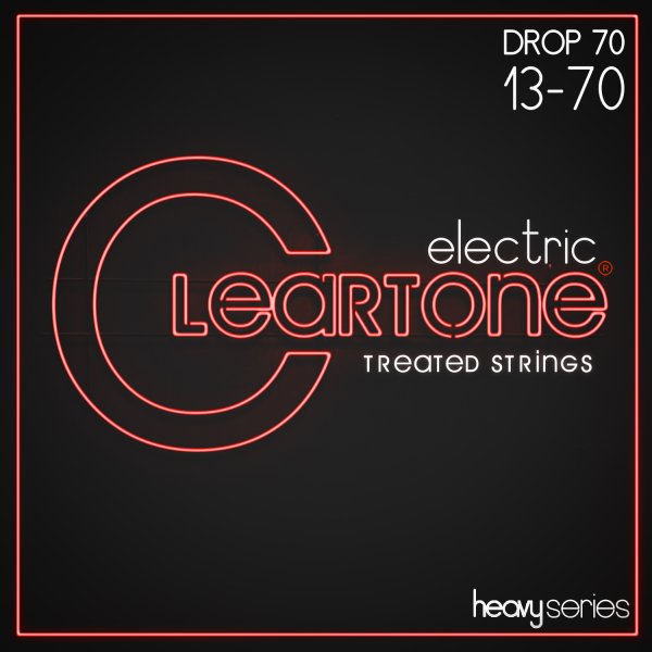 Cleartone - Heavy Series Electric Guitar Strings. Drop 70 (13-70) #9470-CLR