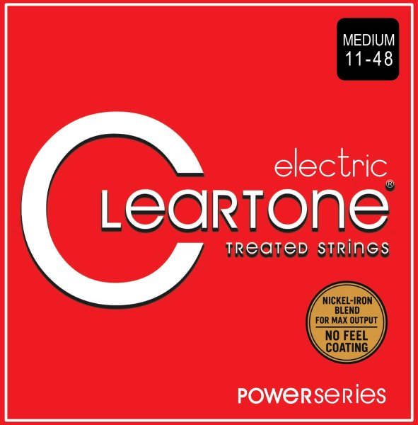 Cleartone - Power Series Treated Electric Guitar Strings. Medium (11-48) #9811