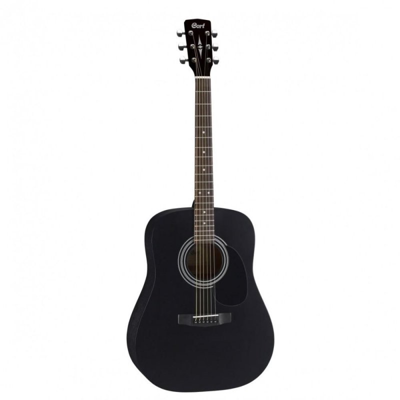 Cort - Standard Series Spruce Top Acoustic Guitar, Black Satin #AD810-BKS