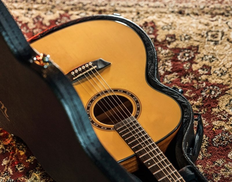 Washburn - Apprentice F5 Folk Acoustic Guitar With Hard Case, Natural #AF5K-A