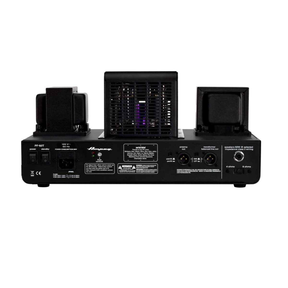 Ampeg PF50T back