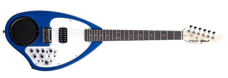 Vox - Limited Edition Electric Guitar With Built In Speaker, Blue Metallic #APC1BL