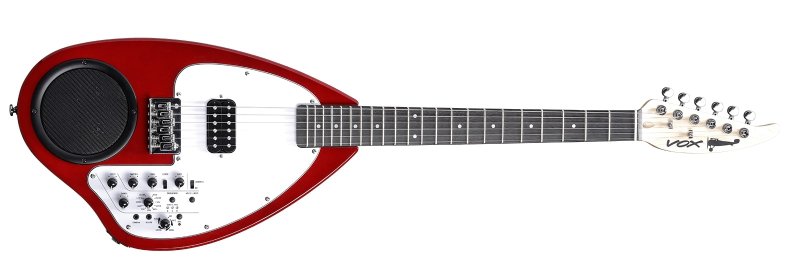Vox - Limited Edition Electric Guitar With Built In Speaker, Red Metallic #APC1RD