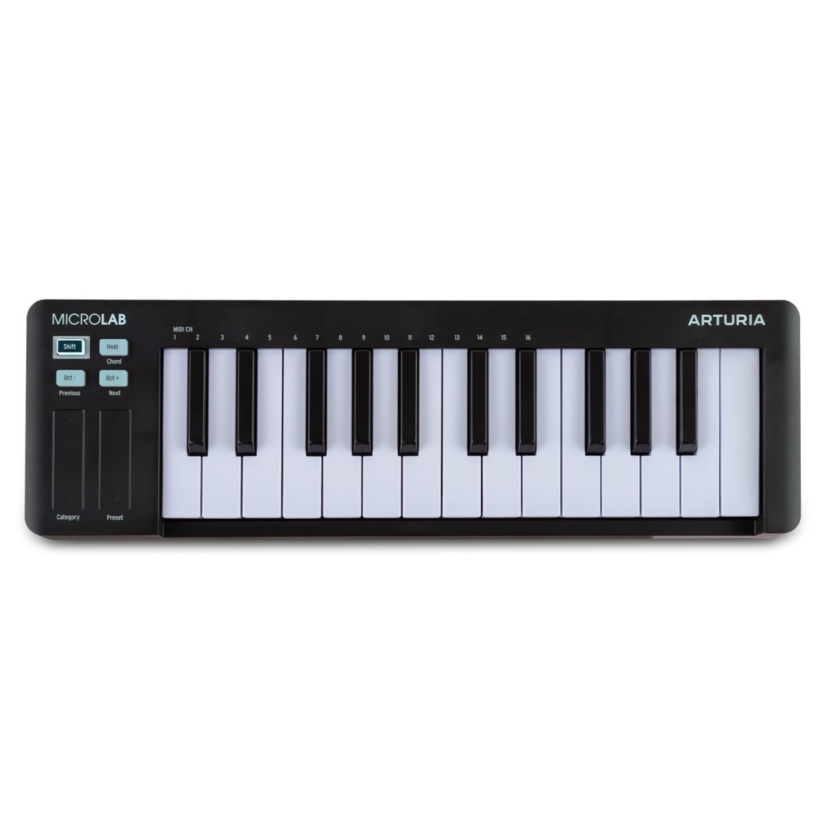 Arturia - MicroLab mk3 Black Universal MIDI Controller
