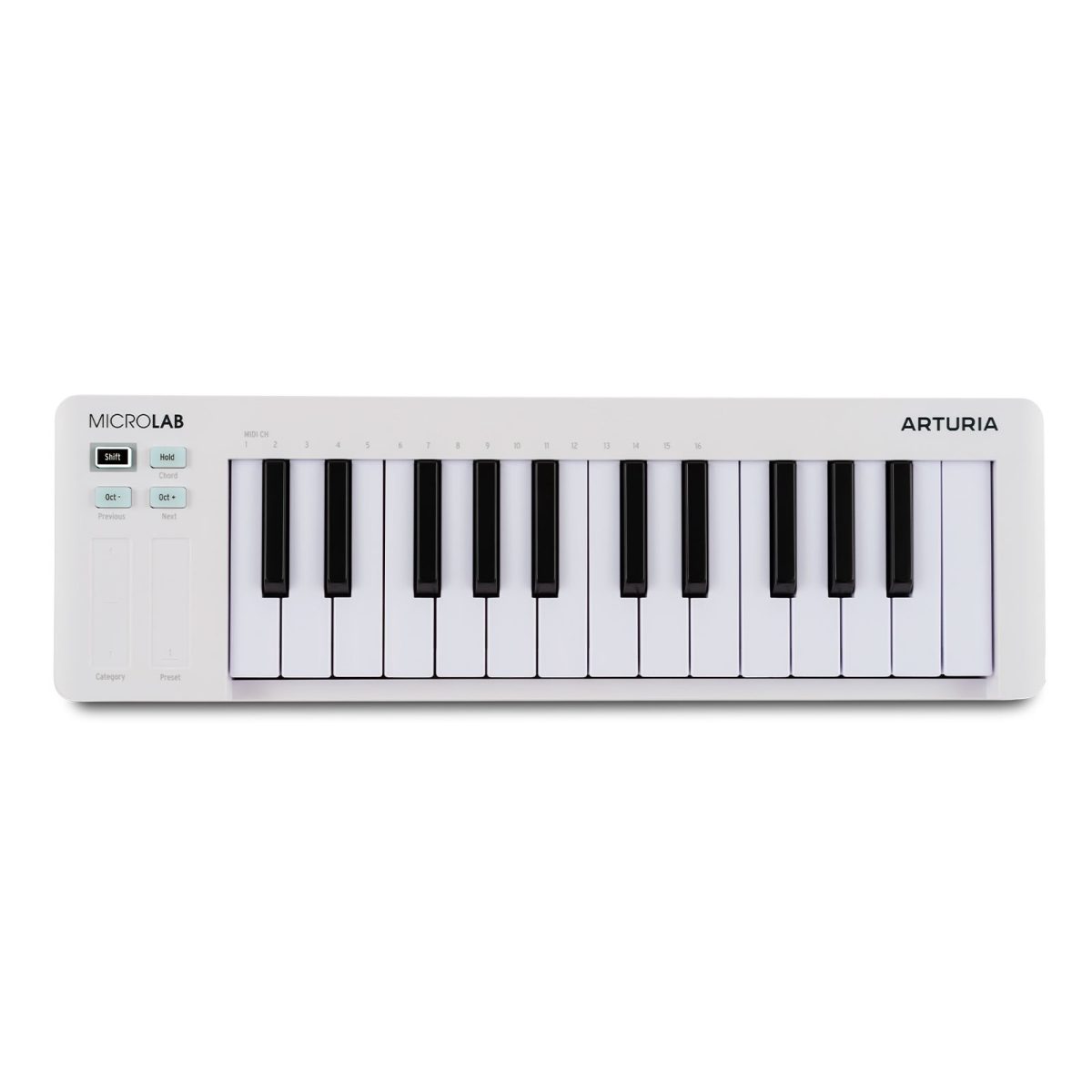 Arturia - MicroLab mk3 White Universal MIDI Controller