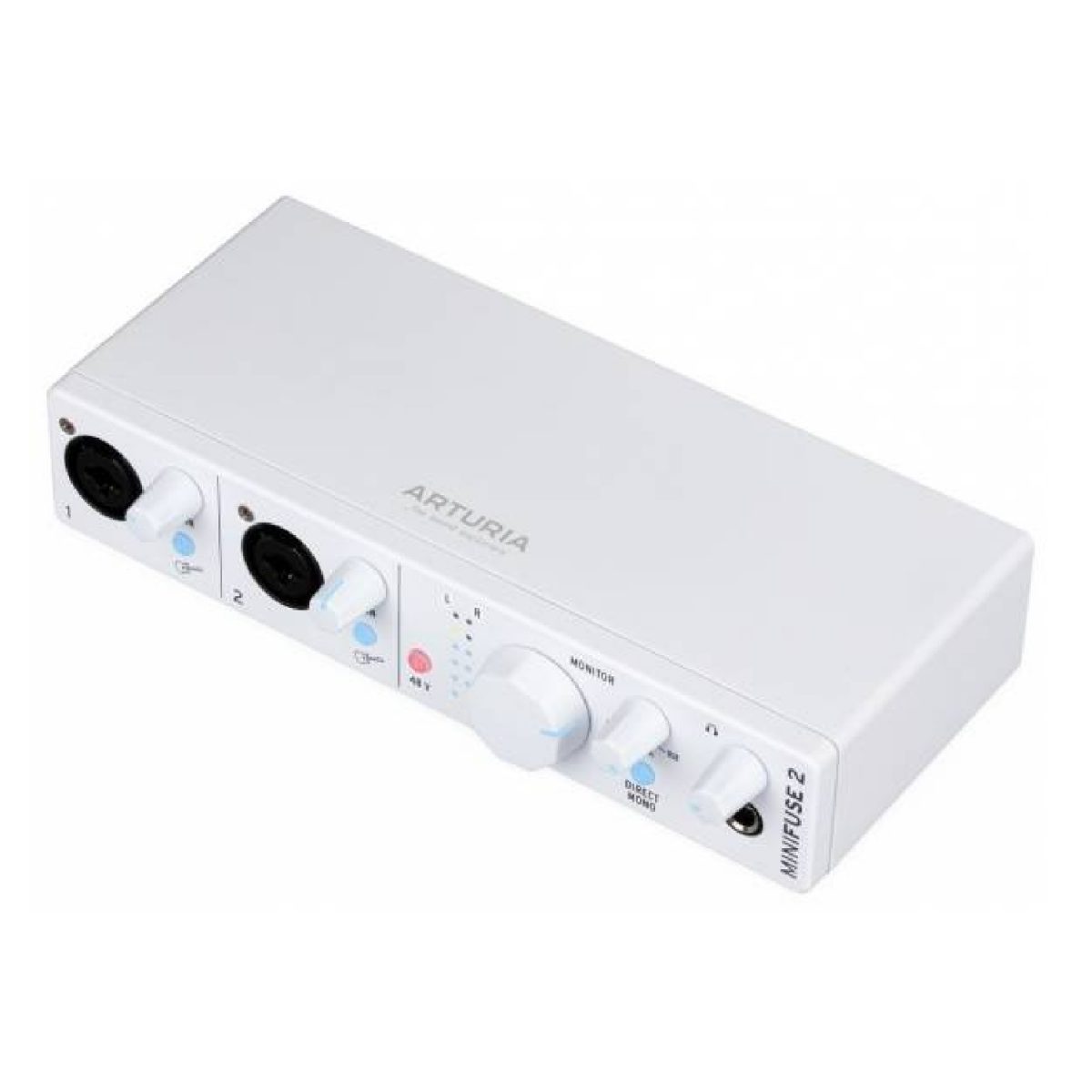 Arturia - MiniFuse 2 Compact USB Audio Interface - White Angle