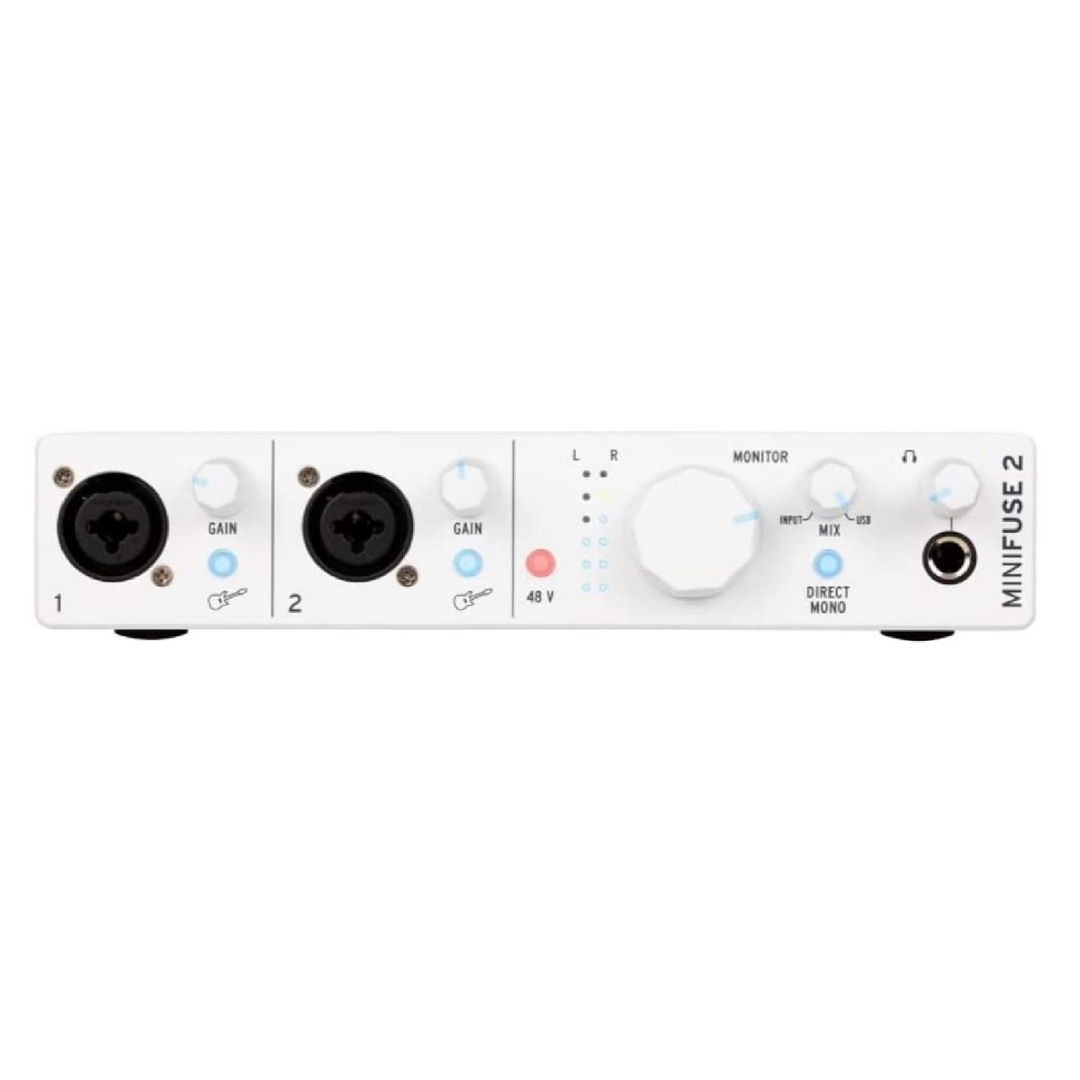 Arturia - MiniFuse 2 Compact USB Audio Interface - White Front