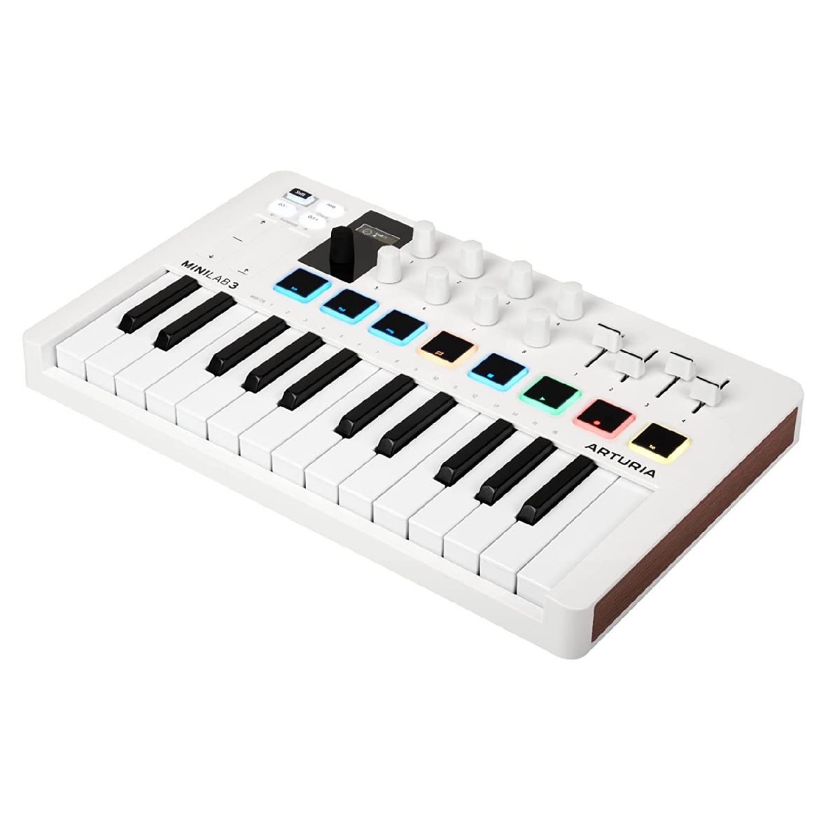Arturia - MiniLab 3 25-Key MIDI Controller w/Software - White Side