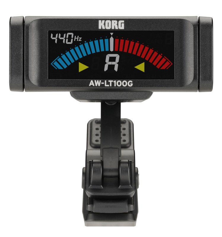 Korg - Clip-on Guitar Tuner with Color Display #AWLT100G
