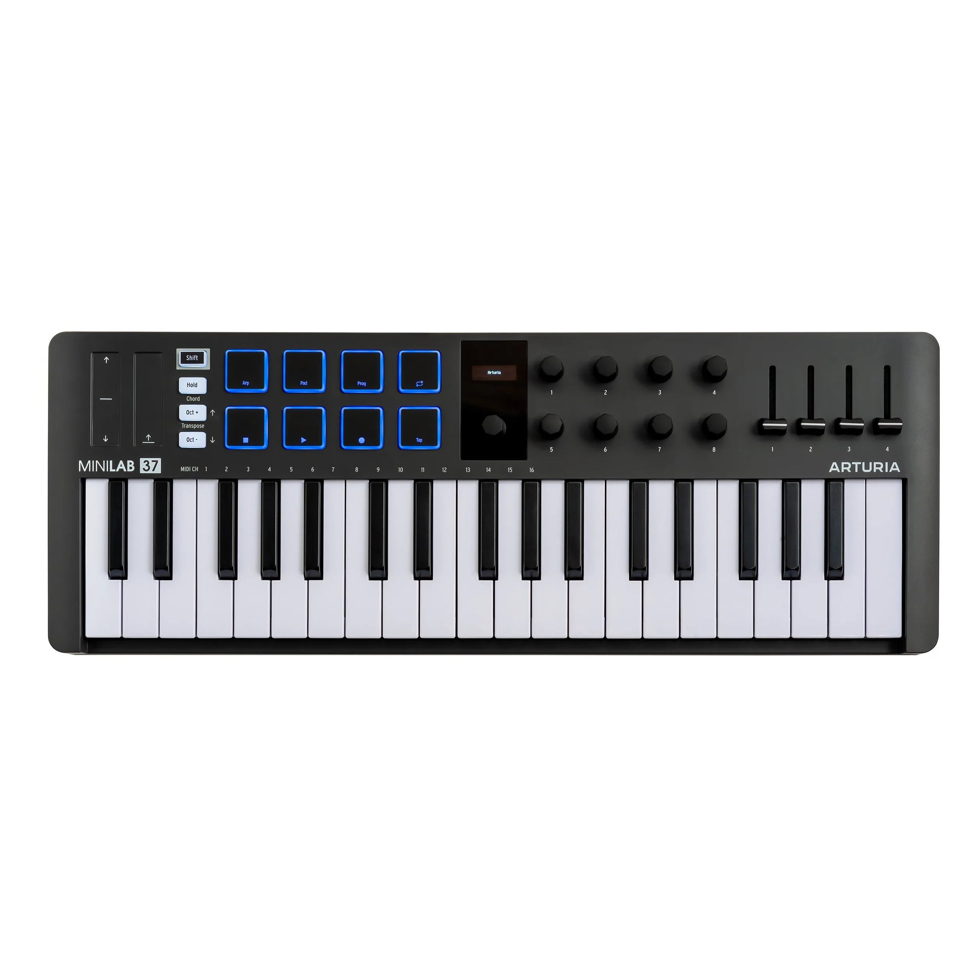 Arturia - MiniLab 37 Black Universal MIDI Controller