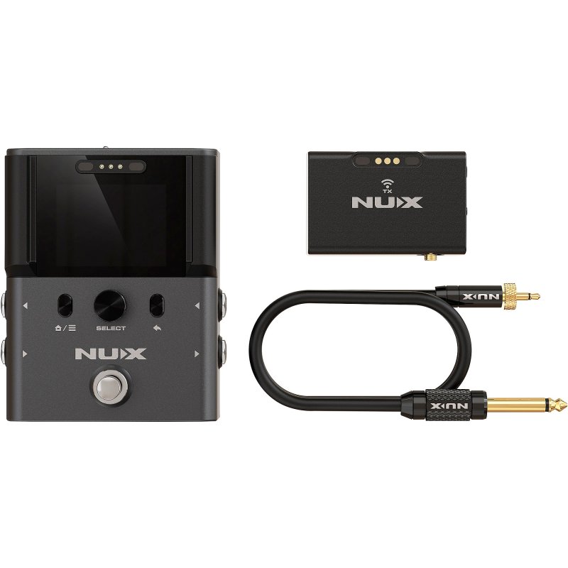 NUX - Professional 2.4GHz Wireless System for Guitar, Bass, and more , Black #B-8
