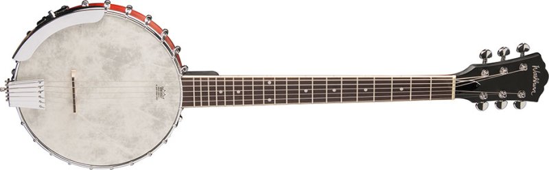 Washburn - Americana Series, 6-String, Remo Top, Open Back Banjo #B6-A