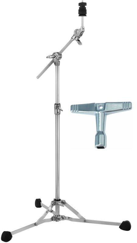 Pearl - Uni-Lock Convertible Flat/Tripod Base Cymbal Boom Stand w/ Drum Key #BC-150S