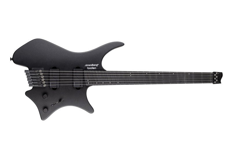 Strandberg - Boden Standard N2.8 6-String Electric Guitar, Black Satin Metallic #BD6HCT-25M2-G1-BSNM