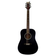 BeaverCreek - BCTD101BK - Black Acoustic Guitar Full Size