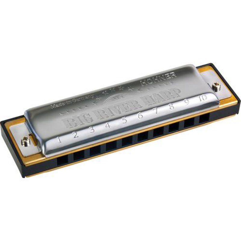 Hohner - Big River Harp Diatonic Harmonica, Key of Bb #BGRVR-BB
