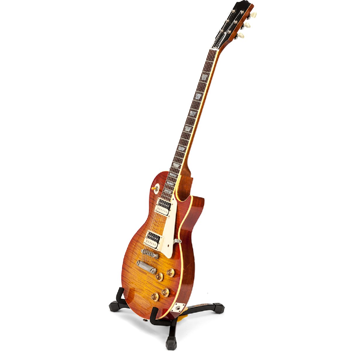 Hercules GS402BB Mini Electric Guitar Stand with guitar