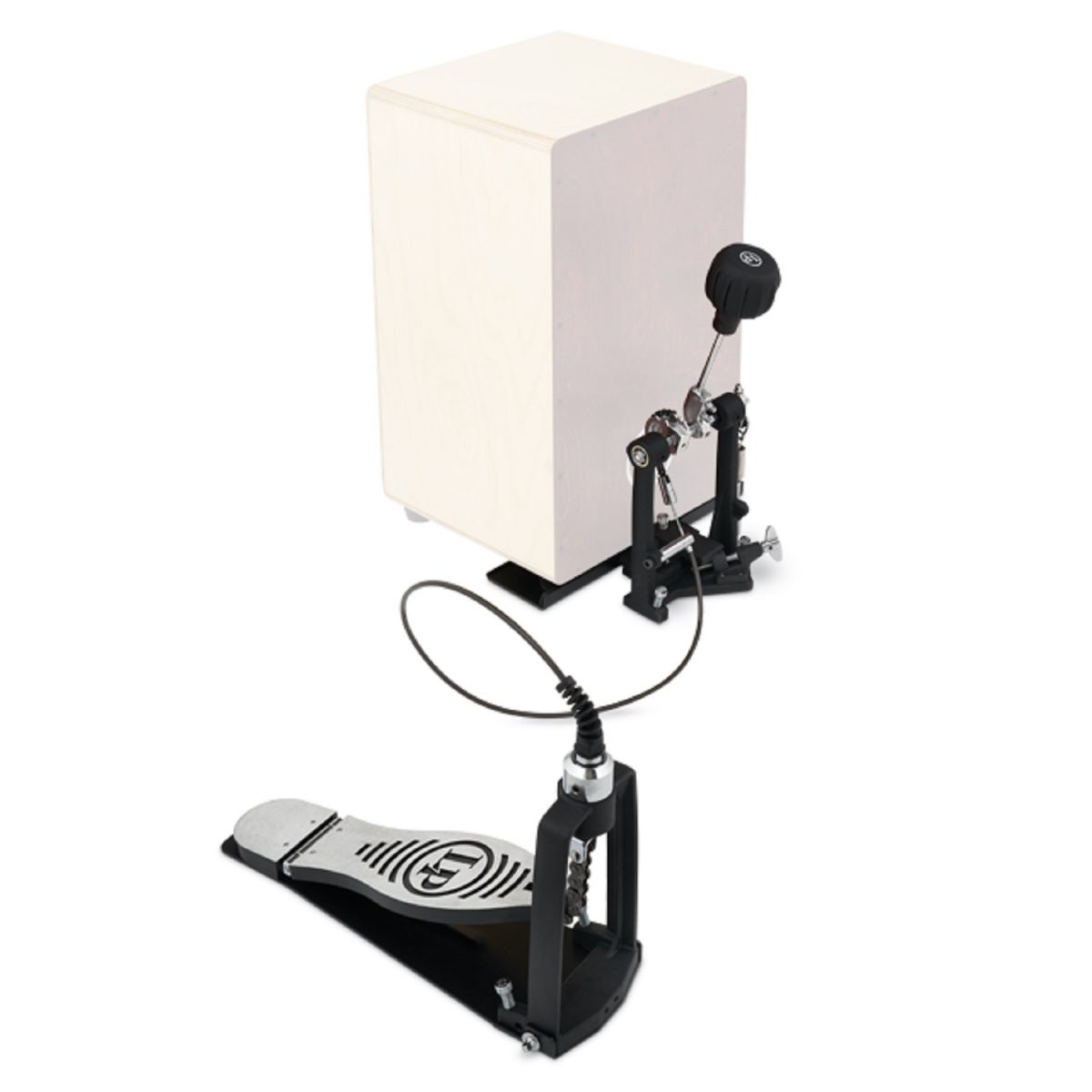 Latin Percussion - Cable-driven Cajon Kick Pedal with Wood-core Beater Cajon Pedal Item