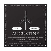 Albert Augustine - Black Classic Nylon D-4 12-Pack #BK4D-12PK