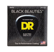 DR - Black Beauties Coated 6-String Bass Strings, Medium (30-125) #BKB6-30
