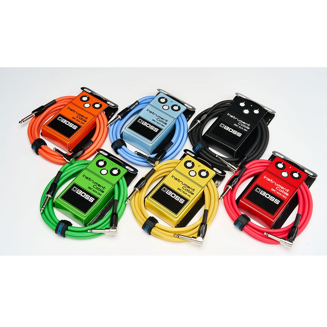 Boss - 10' Colorful Right-Angled Instrument Cable #BIC-10A