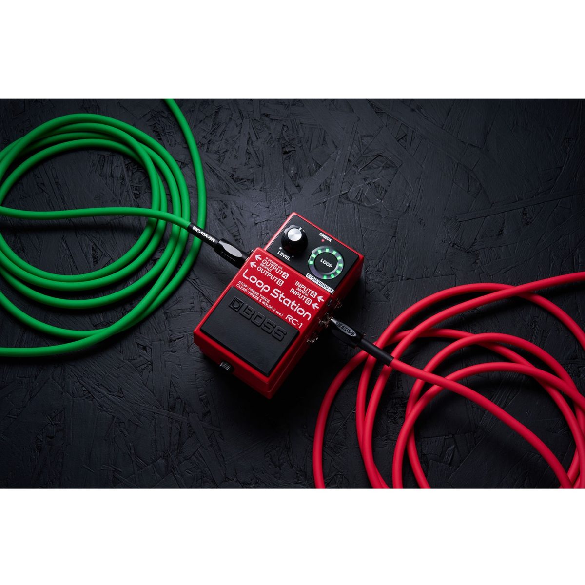 Boss - 10' Colorful Right-Angled Instrument Cable #BIC-10A