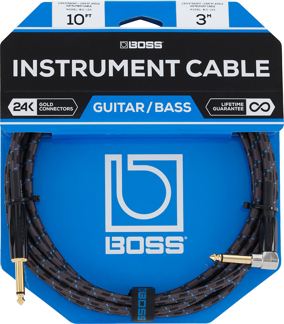Boss BIC10A Instrument Cable package