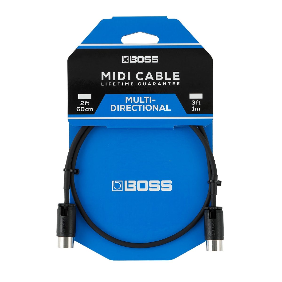 Boss - BMIDI-PB2 - 2' MIDI Cable Packaging