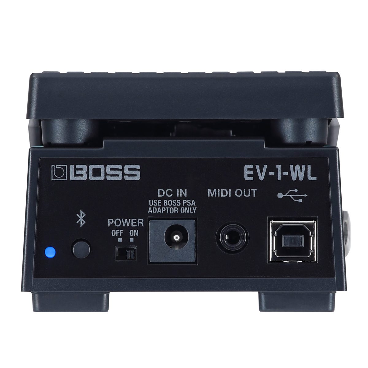 Boss EV1WL - Wireless MIDI Expression Pedal back