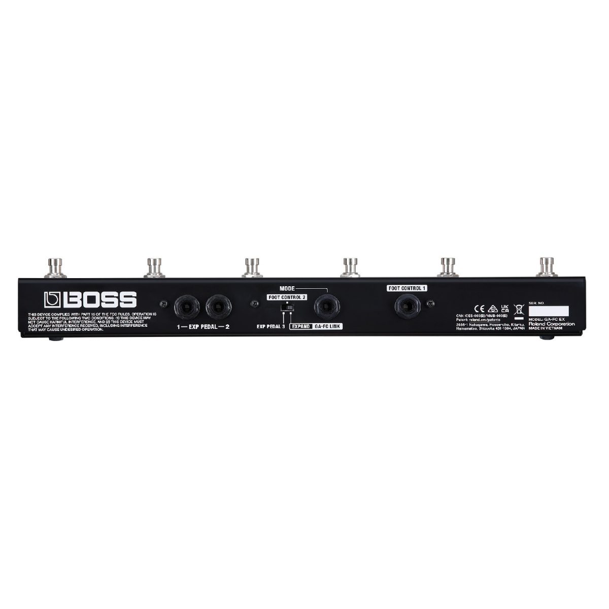 Boss - GA-FC EX - Katana Foot Controller Back