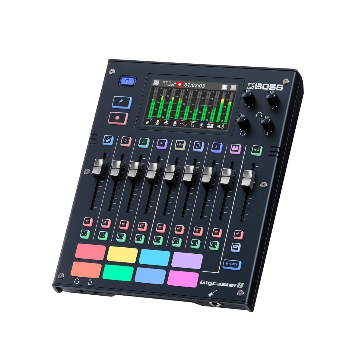 Boss - Gigcaster 8 Audio Streaming Mixer Side