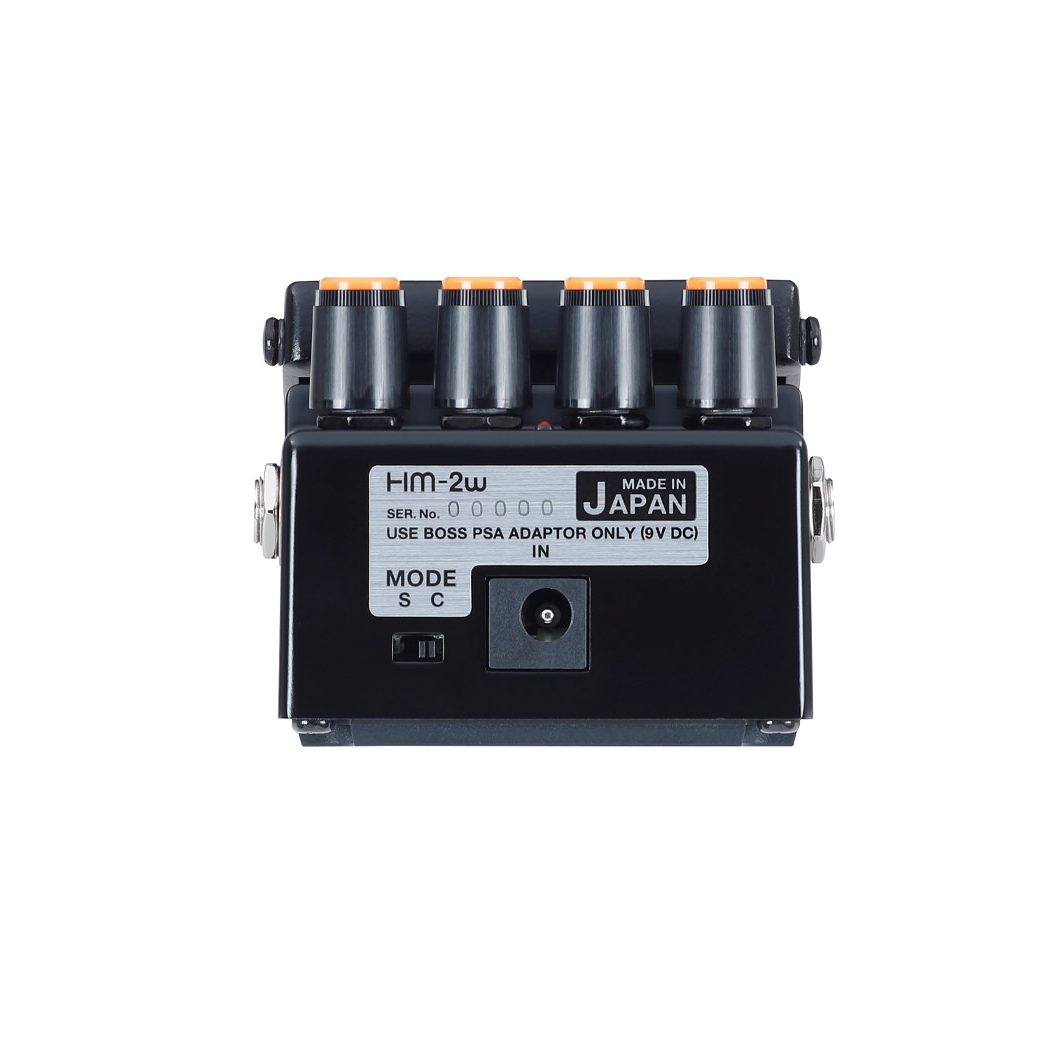 Boss HM-2W Waza Craft Heavy Metal back