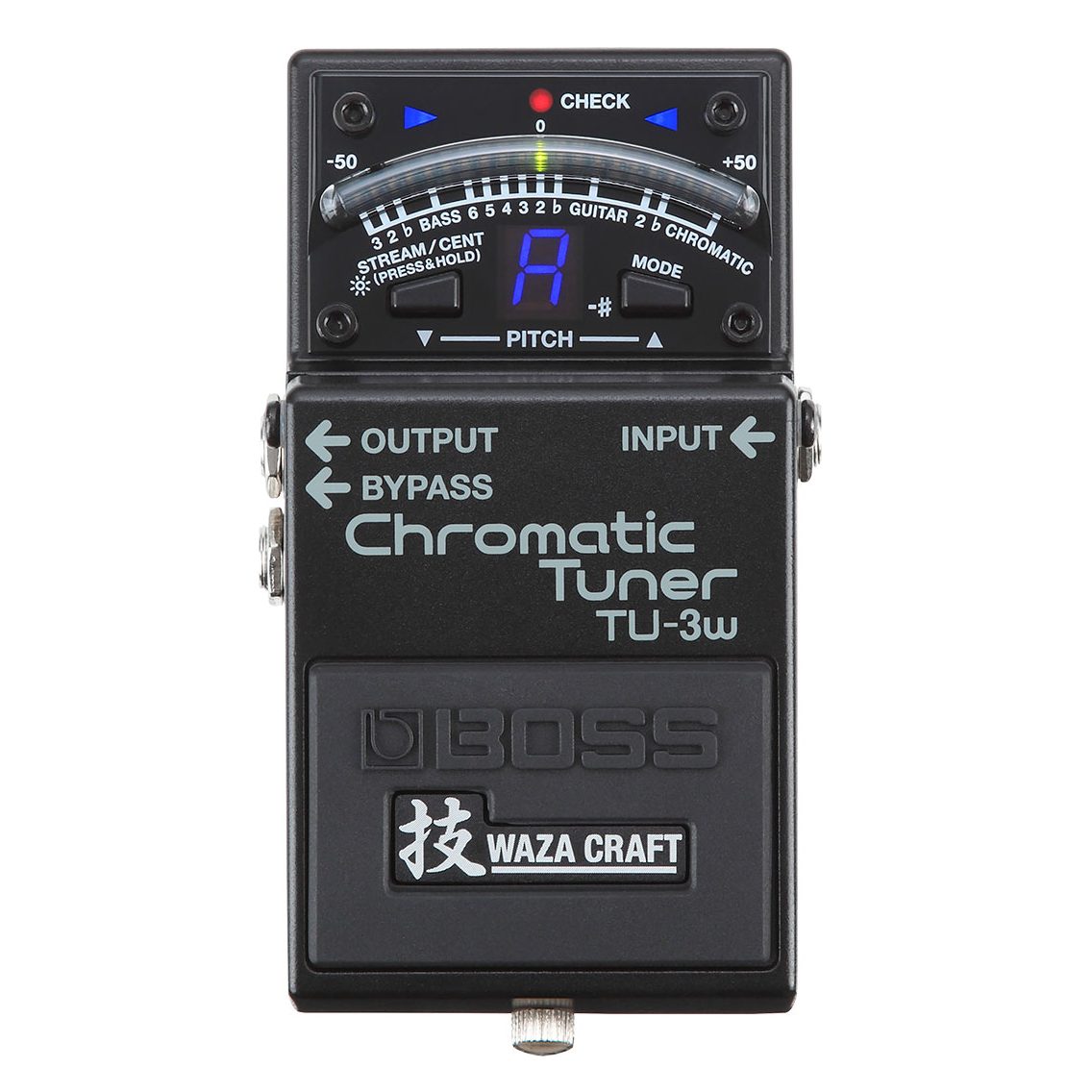 Boss TU3W Chromatic Tuner top