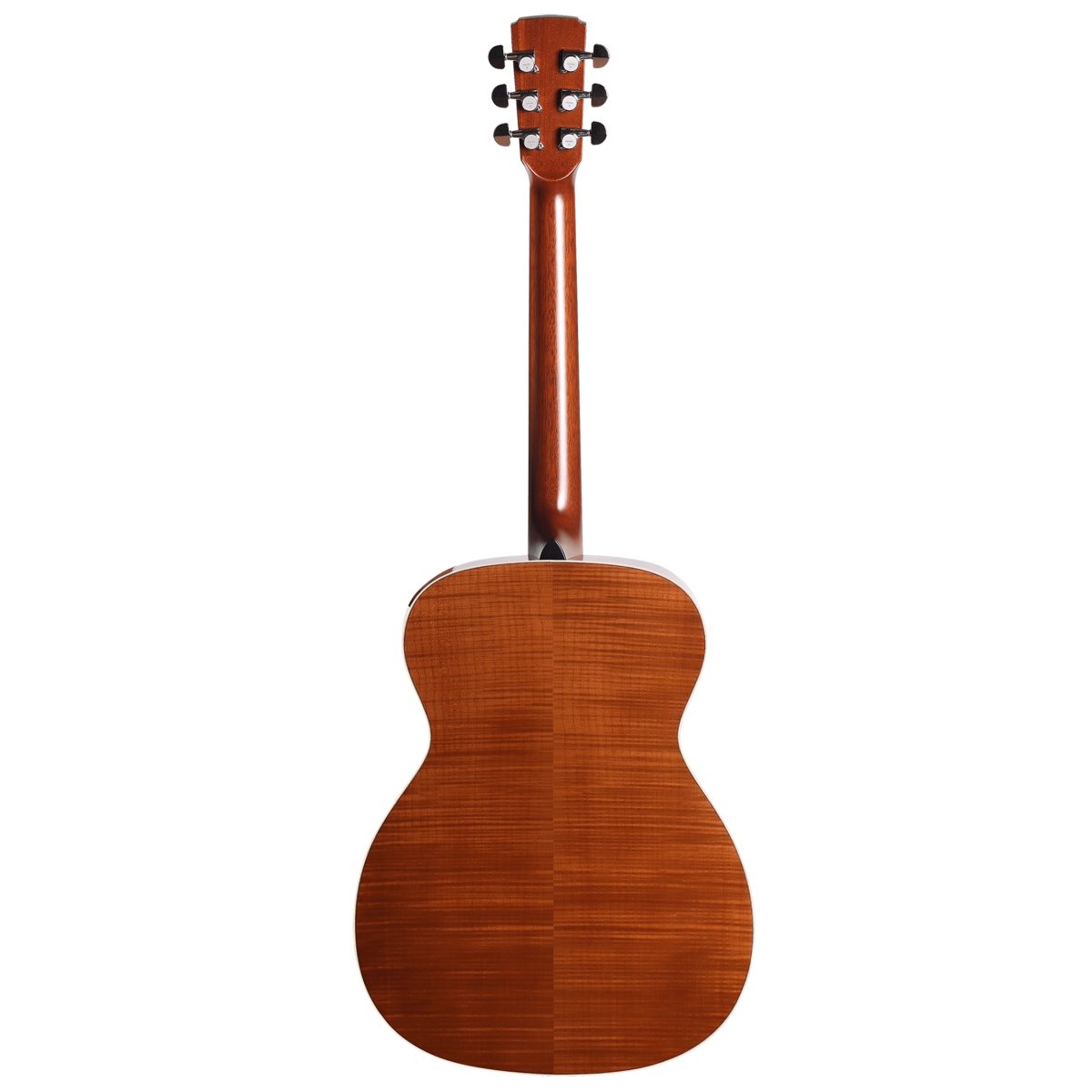 Boucher – SG61 Studio Goose OM Hybrid Canadian Curly Maple back