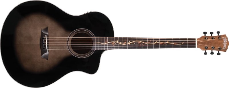 Washburn - Bella Tono Studio 9 Vine Acoustic Guitar CE Spruce/Walnut #BTS9VCECH-D