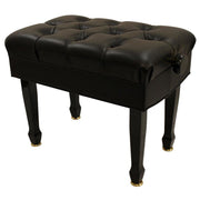Benchworld - IMPERIAL 1G PE Pneumatic Piano Bench in Polished Ebony
