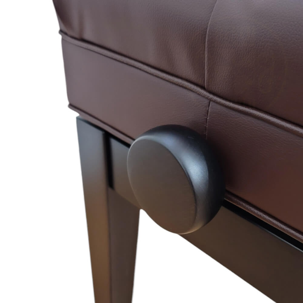 Benchworld - MINUET 1C SRW Adjustable Piano Bench in Satin Rosewood