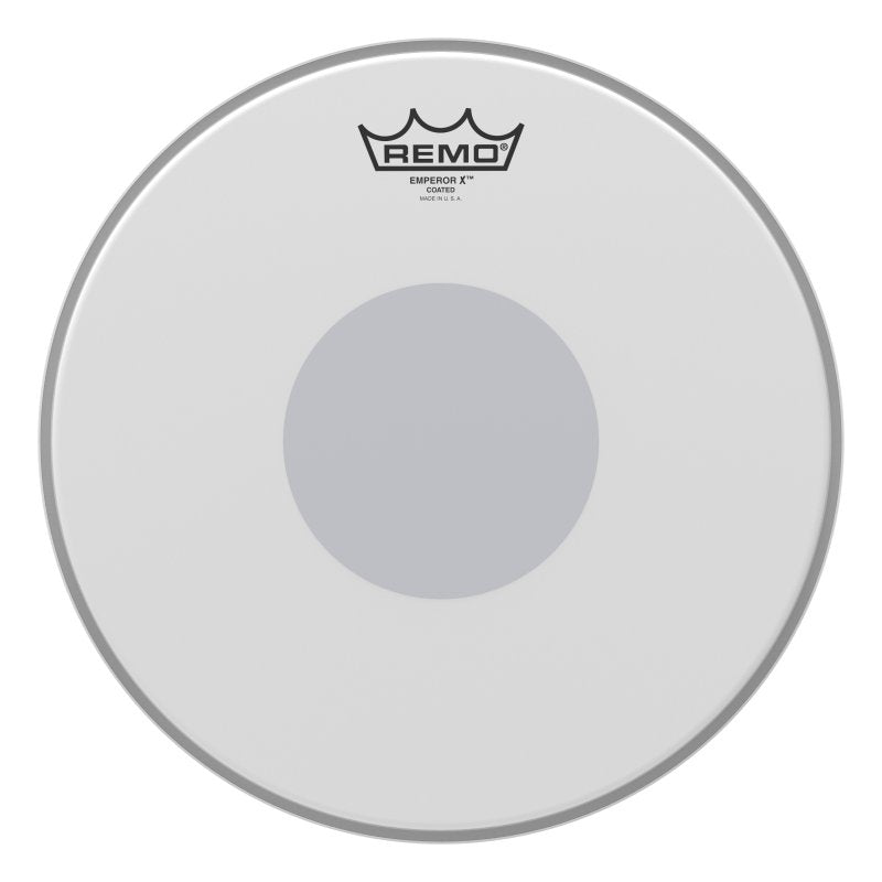 Remo - Emperor® X Coated Snare Drumhead - Bottom Black Dot™, 12" #BX-0112-10