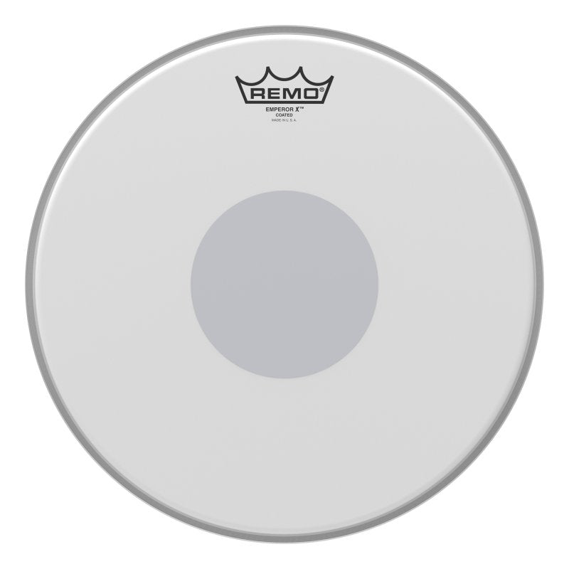 Remo - Emperor® X Coated Snare Drumhead - Bottom Black Dot™, 13" #BX-0113-10