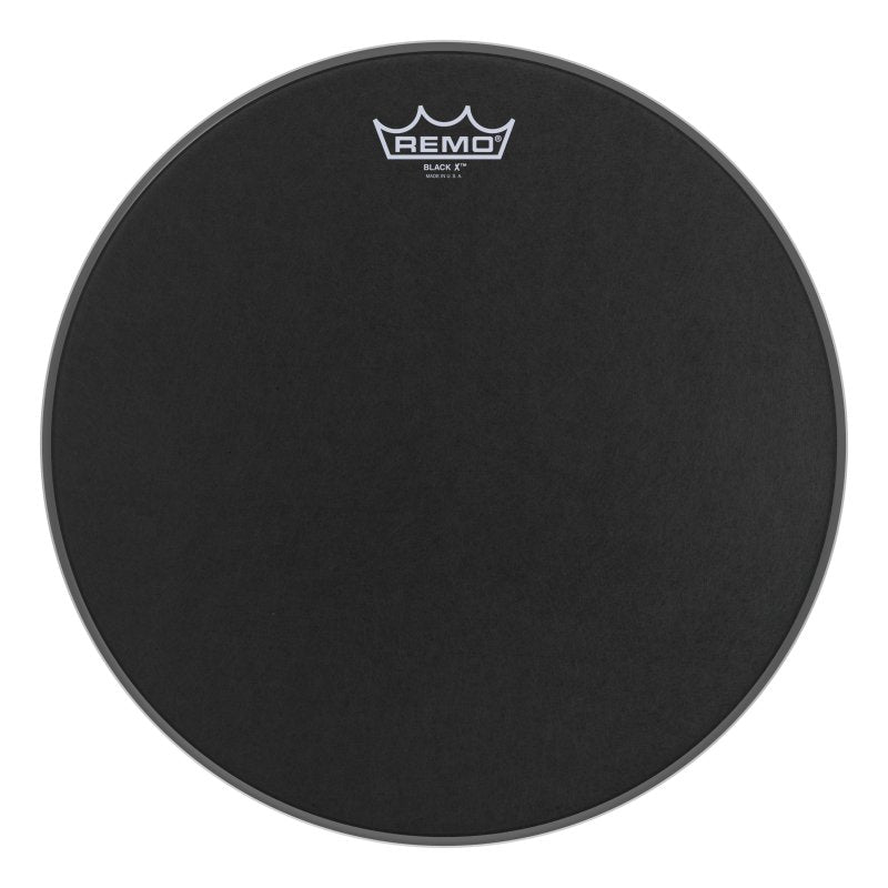 Remo - Emperor® X Black Suede™ Snare Drumhead - Bottom Black Dot™, 14" #BX-0814-10