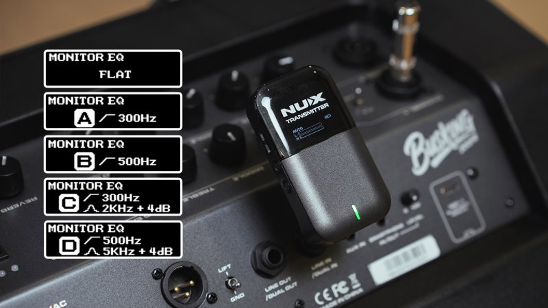 NUX - 5.8GHz Stereo Wireless In-ear Monitor System #C-7