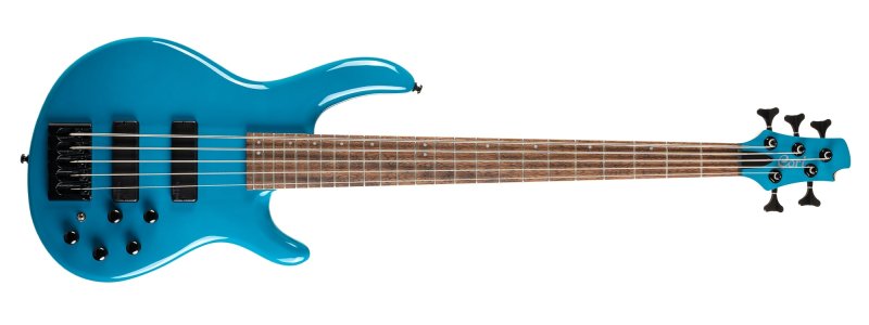 Cort - C5 Deluxe Artisan Series 5-String Electric Bass, Candy Blue #C5-DELUXE-CBL