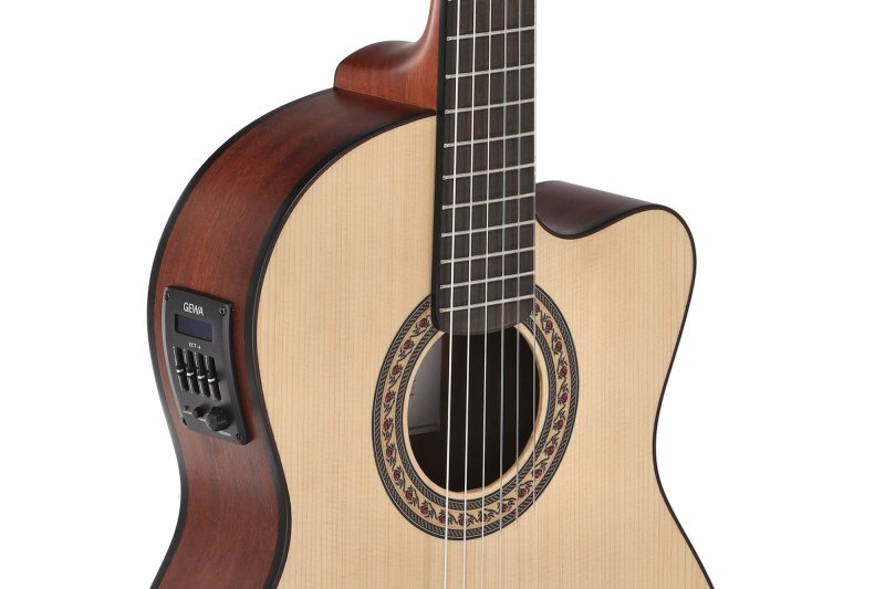 Manuel Rodriguez - Caballero by MR Principio Series Stage Slim Body Electric / Acoustic Guitar, Natural #CA-PM-SE