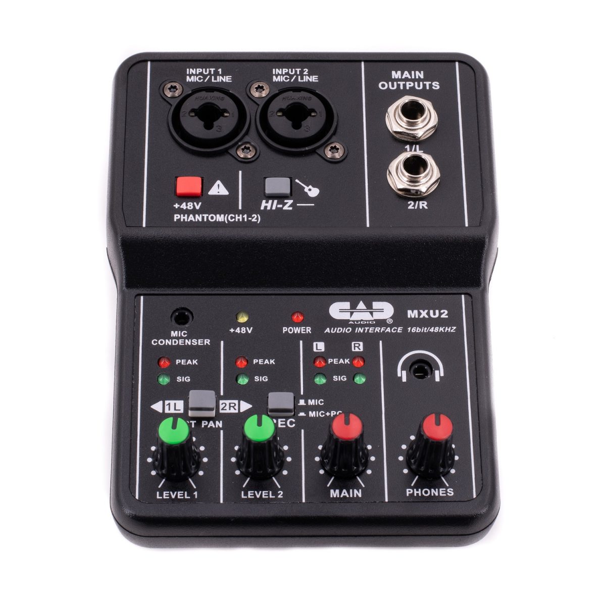 CAD Audio - MXU2 - 2 Channel Mixer With USB Interface