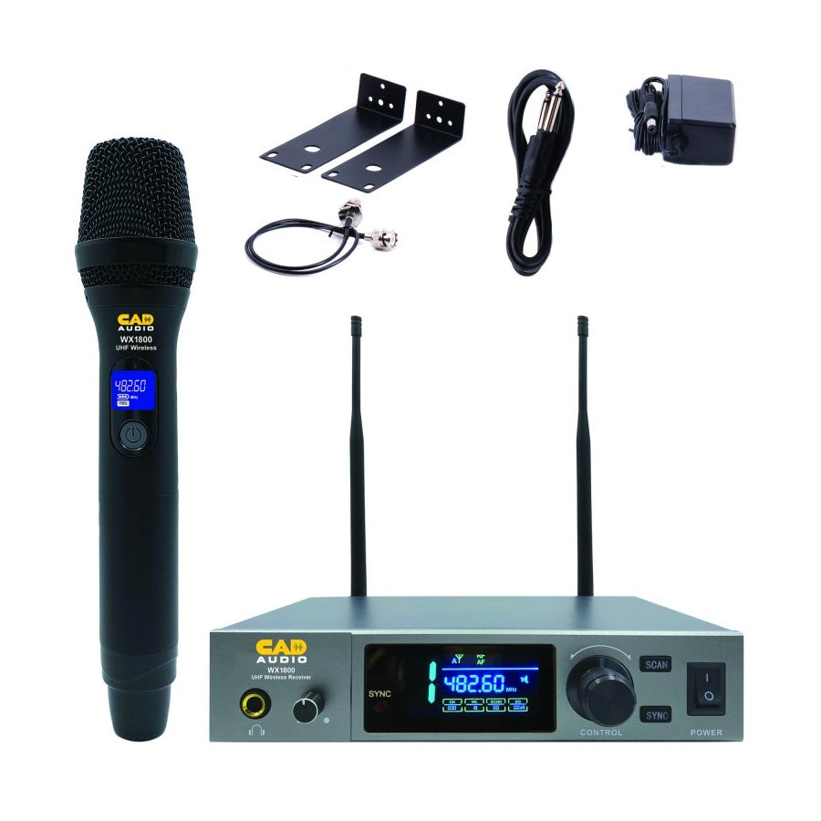 CAD Audio - WX1800HH True Diversity UHF Wireless Handheld Microphone System